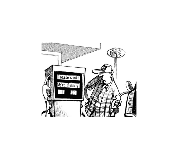 petrol pump cartoon